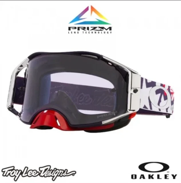 Occhiale Maschera Oakley Airbrake MX TLD RWB Stars Lent Prizm Low Light