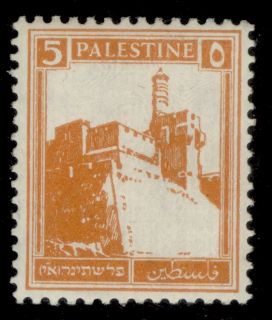 PALESTINE GV SG93, 5m orange, M MINT.