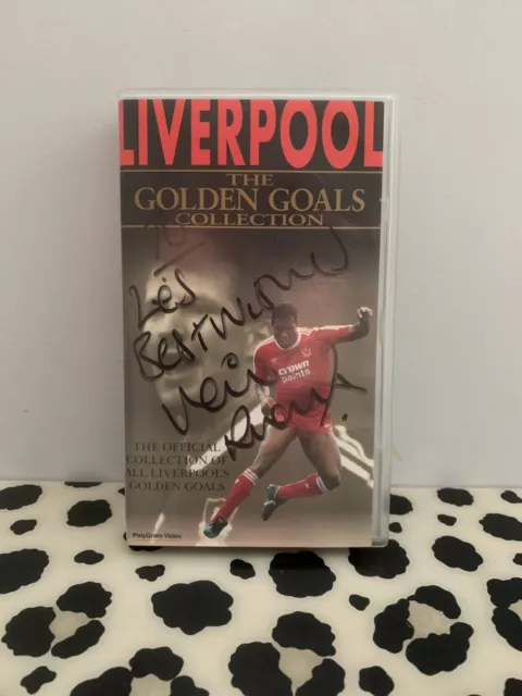 Liverpool Football Vhs Video - Signed By Neil "Razor" Ruddock - Free Uk Postage!