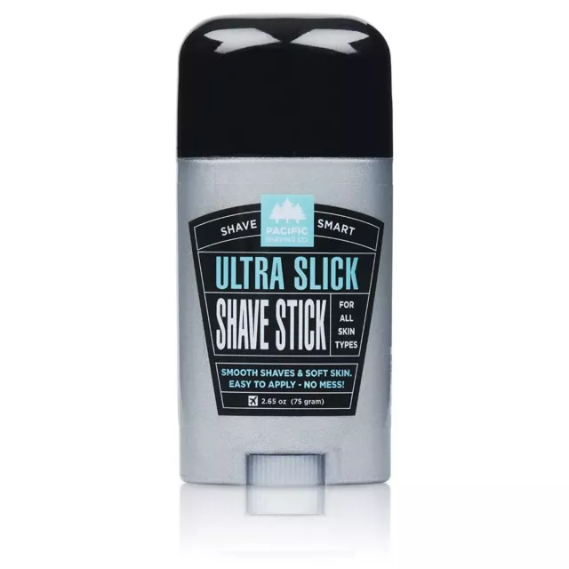 Pacific Shaving Company Ultra Slick Shave Stick - No Mess Body Shaving Stick