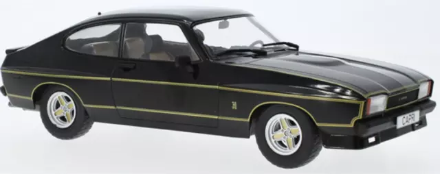 Model Car Group MCG Ford Capri MK II X-Pack Black 1975 - LHD, 1:18 Scale