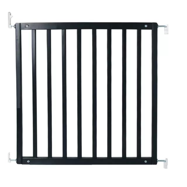 Safetots Simply Secure WOODEN Gate BLACK 72cm- 79cm - RETURN