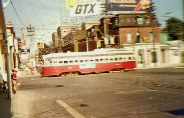 FA03 ORIGINAL Train Trolley Subway Bus Slide TTC TORONTO 1973 KODAK