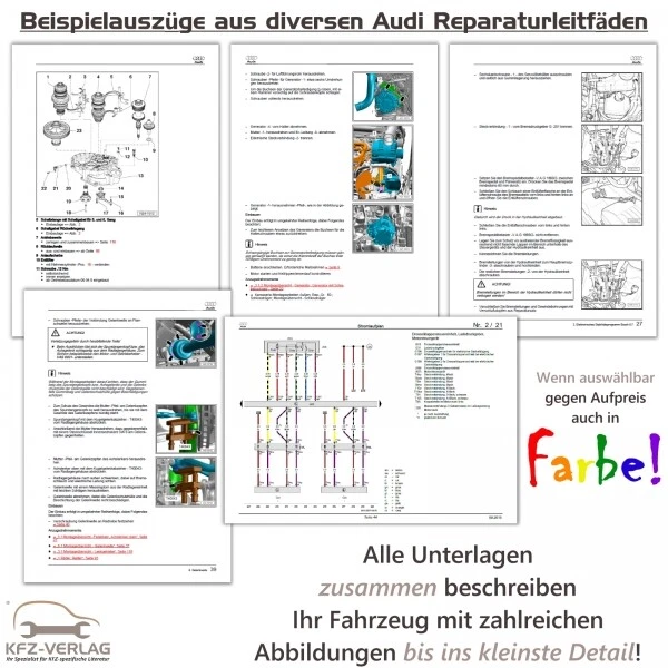 Audi A6 Typ 4G 2010-2018 Inspektion Wartung Pflege Servicehandbuch Download