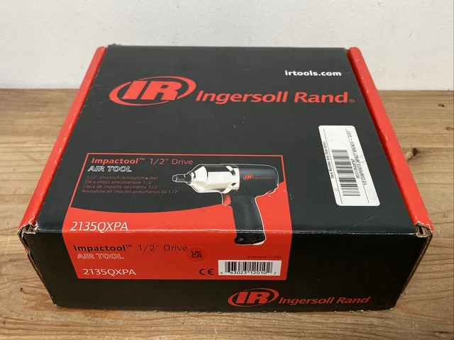 Ingersoll Rand Quiet Air Impact Wrench- 1/2in Drive 5.8 CFM 1100 ft/Lbs Torque