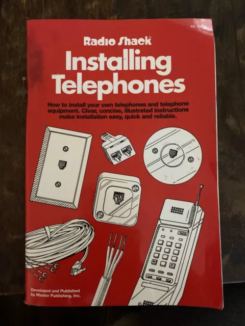 Radio Shack Installing Telephones 1992 Vintage