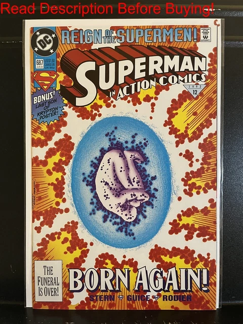 BARGAIN BOOKS ($5 MIN PURCHASE) Action Comics #687 (1993 DC) We Combine Shipping