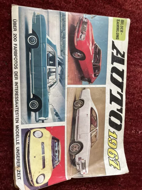 Auto 1967 Bildersammlung, Sammelalbum, Sicker-Verlag komplett