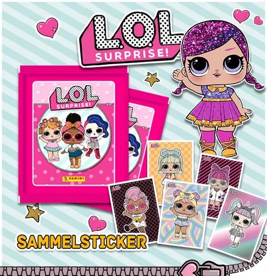 Panini-LOL-L.O.L-Surprise-Sticker alle verschiedenen Sticker zum aussuchen