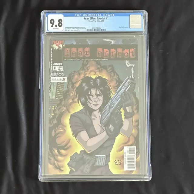 Image Top Cow Comics Fear Effect Special #1 CGC 9.8 NM/M White Pages 2000