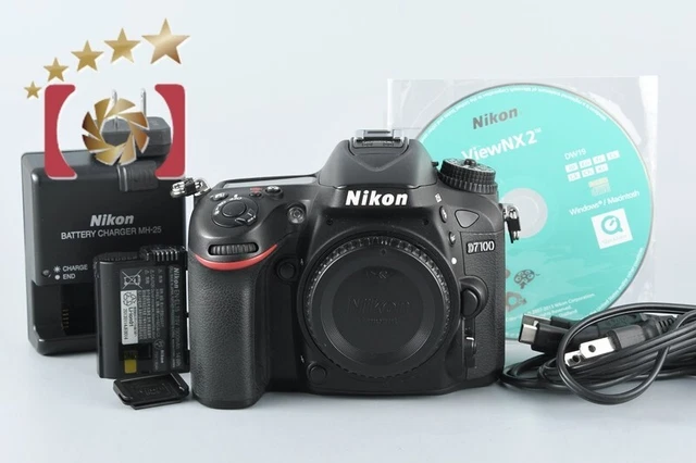 "Shutter count 5,516" Nikon D7100 24.1 MP Digital SLR Camera Body