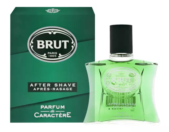 3x Brut Original Aprs-Rasage Aftershave je 100ml aromatischer Duft Beruhigt Haut