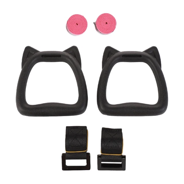Anneaux De Gymnastique Pour Enfants Et Adultes - Paire Avec Sangles Réglables 1m - Charge 150kg - Pour La Maison