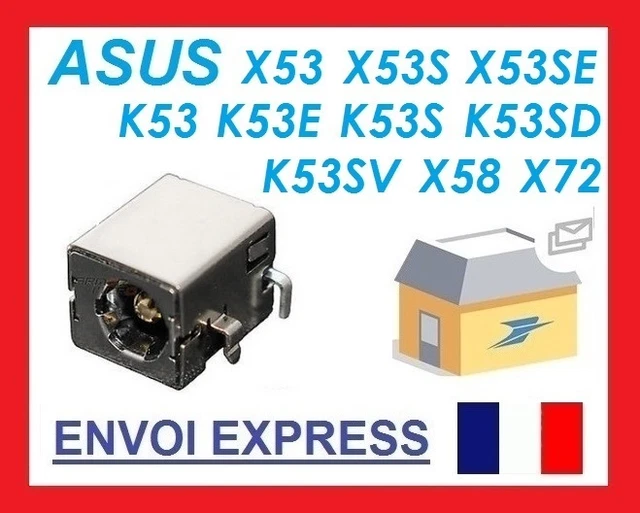 DC power jack plug in charging port for ASUS K53E K53S K53SD K53SV A53E-ES92