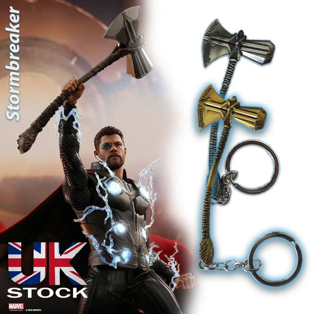 1PC THOR KEYCHAIN Avengers 3 Stormbreaker Infinity War Hammer Tomahawk Keyring 4.95 PicClick UK