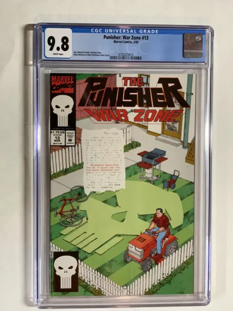 Punisher War Zone 13 Cgc 9.8 Wp Marvel Only 4 On Census 1993