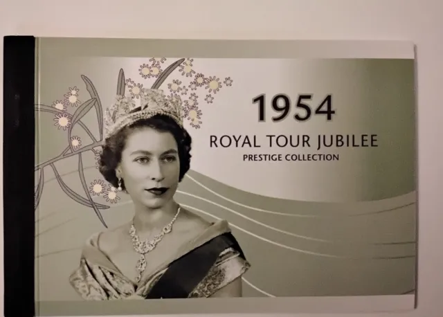 AUSTRALIAN 1954 ROYAL TOUR JUBILEE PRESTIGE COLLECTION BOOKLET 20 x 50c STAMPS