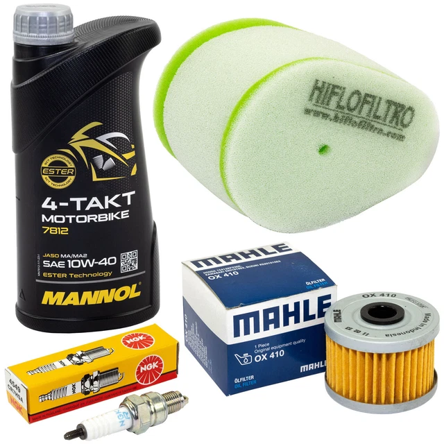 Kit D'entretien Filtre à Huile/air & Bougies Pour Kawasaki ZX-9R 1994-1997 – Pièces Génériques Neuves