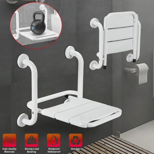 Asiento plegable de ducha montaje en pared asiento de ducha plegable silla de ducha taburete de ducha asiento plegable