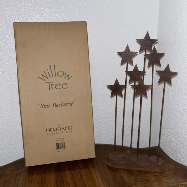 Demdaco Willow Tree Nativity Metal Star Backdrop Susan Lordi 2002 #26007