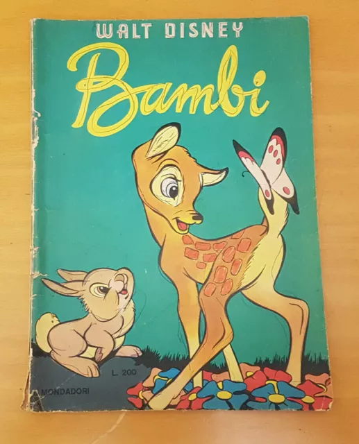 DISNEY * BAMBI : il fumetto * Supplemento a TOPOLINO nr. 645 del 1968 ( Rarità )