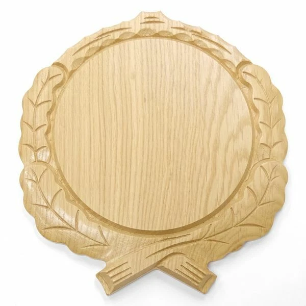 Placa de Jabalí Tallado Roble Claro Af 17,5 CM Tablero Keiler Gewaffbrett Placa