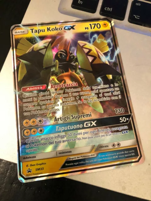 Tapu Koko GX - SM33 - Promo - SM Black Star Promo - Pokemon Singles »  Pokemon Promos » SM Black Star Promos - Carta Magica Montreal