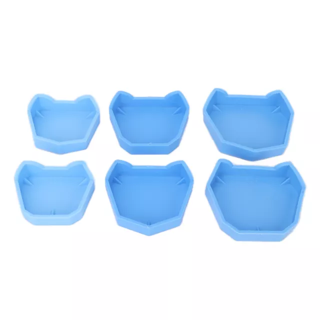 6pcs Dental Model Base Set Silicone Dental  Model Base Dental  Former