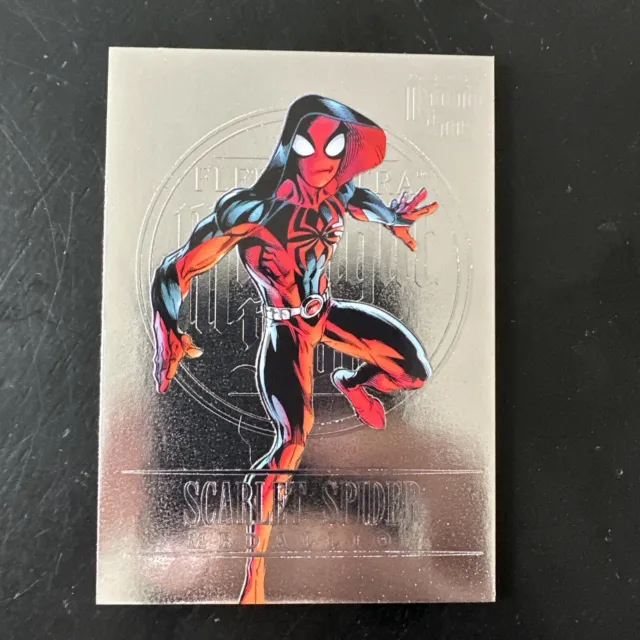 2023 UD Fleer Ultra Marvel Midnight Sons Medallion #M-39 Scarlet Spider