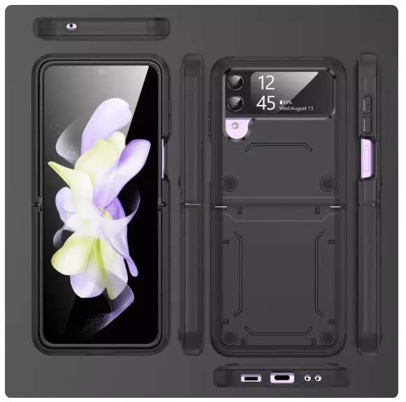 Shockproof Dual Layer Coque Cover Case for Samsung Galaxy Z Flip 5 - Z Flip 4