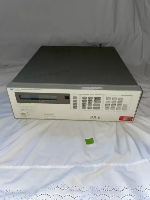 HP / AGILENT 6624A System DC Power Supply 0-50V / 0.8, 0-7V / 5 A, 0-20V / 2A