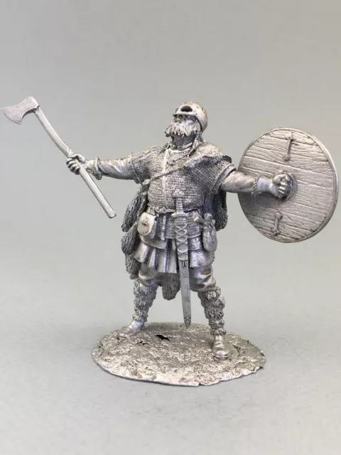 Viking figurine 54 mm, Viking miniature, Tin toy soldier, Highly detailed figure