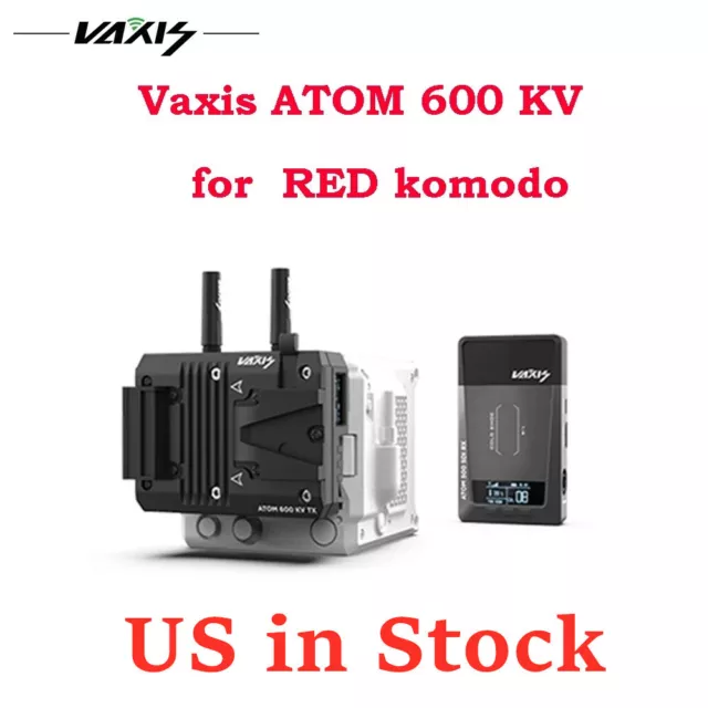 VAXIS ATOM 600 KV SDI HDMI wireless transmission system V-Mount For RED