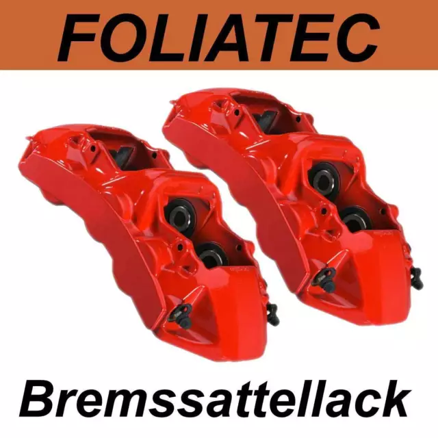 FoliaTec Bremssattellack Rosso Rot Bremssattel Lack Farbe 2160 - Komplettset Neu
