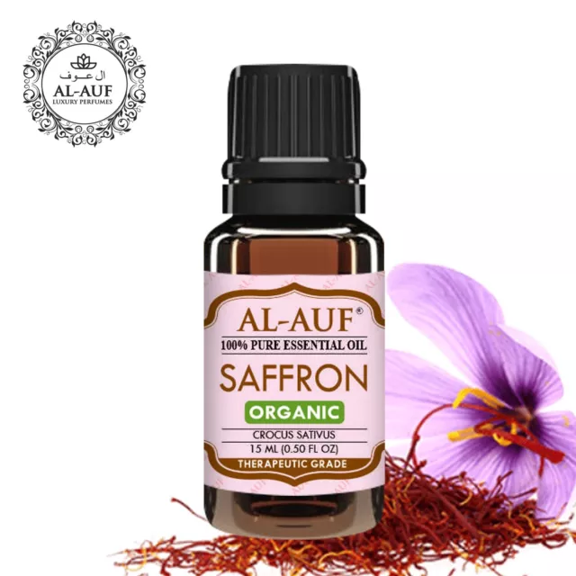 AL-AUF 100%Pure Saffron Essential Oil Organic Natural 15ml/250ml