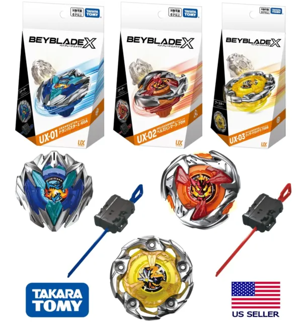 Takara Tomy Beyblade X UX-01 UX-02 UX-03 2024 Beyblades PRE-ORDER