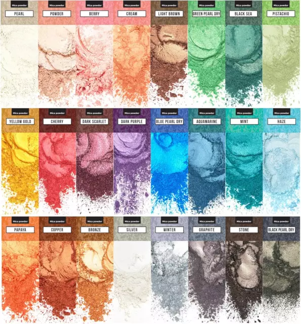 Pigmentos para resina epoxica colores para resina 24 Colores colorante tinte