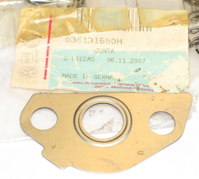 Véritable joint de carter d'huile Audi Seat Skoda Volkswagen 036131550h.