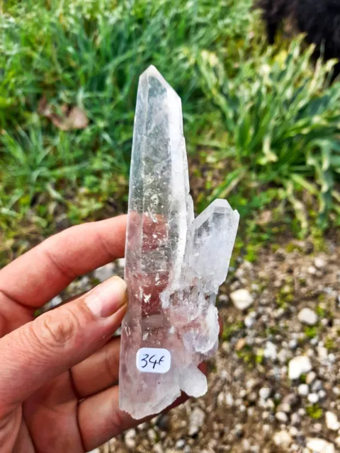 Cristaux de Quartz cristal de roche  Brésil 152g specimen mineral
