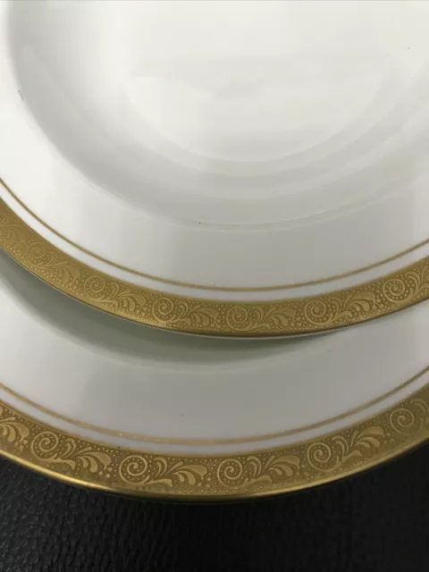 Aynsley English China - Argosy - Set of 2 Soup Plates 9,5” D Mint!