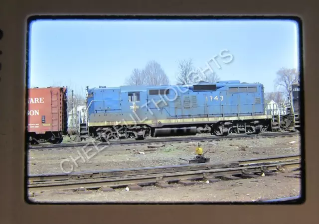Original '73 Kodachrome Slide BM Boston Maine 1743 GP9 Mechanicsville, NY  38Y37