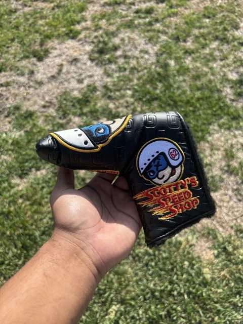 Protège-tête De Putter Scotty Cameron Johnny Racer Speed Shop Custom Noir