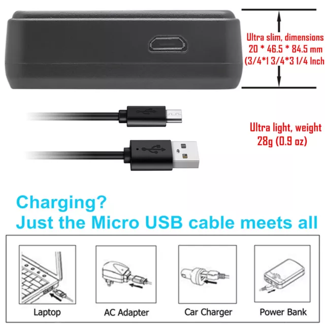 Kastar Battery LCD Dual Charger for Sony NP-FW50 BC-VW1 & ILCE-6000 Alpha a6000 3