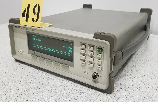 Agilent 86120C Multi-Wavelength Meter  Tag #49