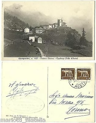 Cartolina - Val D Aosta - Aosta - Champorcher - Chateau