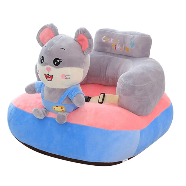 Funda de sofá para bebé sillas de asiento lavables suaves sin base de relleno (ratón)