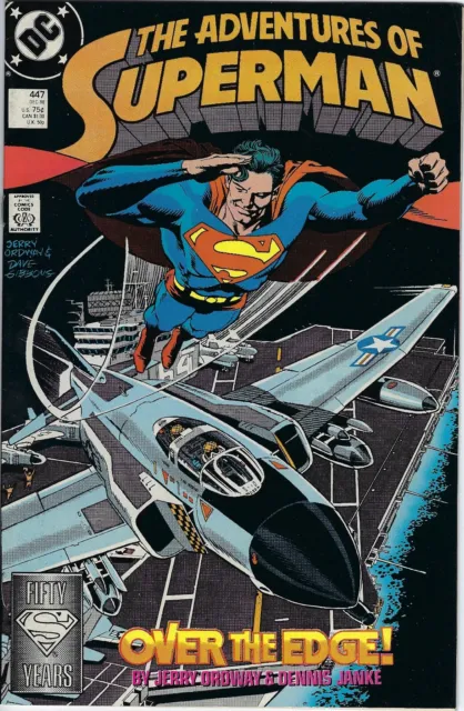 Adventures of Superman 447 VF 8.0 (1988) Copper Age Direct Ordway/Gibbons cover