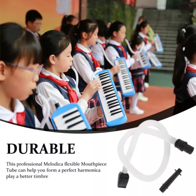 32/37 Key Melodica Flexible Tube Mouth Organ Pianica Mouthpiece Instrument Part~