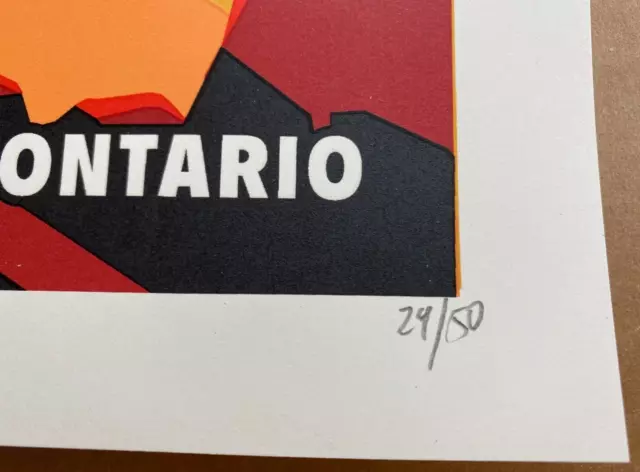 OFFICIAL RARE Blink-182 May 15 2023 Toronto Ontario Canada AP POSTER SIGNED #/50 3