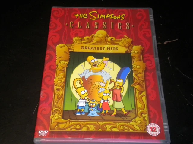 THE SIMPSONS CLASSICS Greatest Hits DVD 2003 Cert 12 Region 2 the-simpsons-classics-greatest-hits-dvd-2003-cert-12-region-2